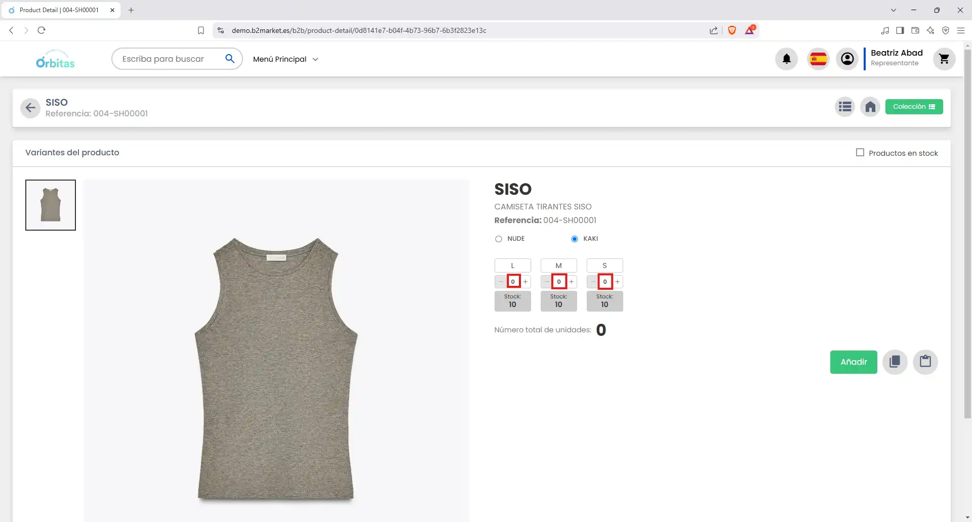 Seleccionar con ratón la posición y luego añadir las cantidades