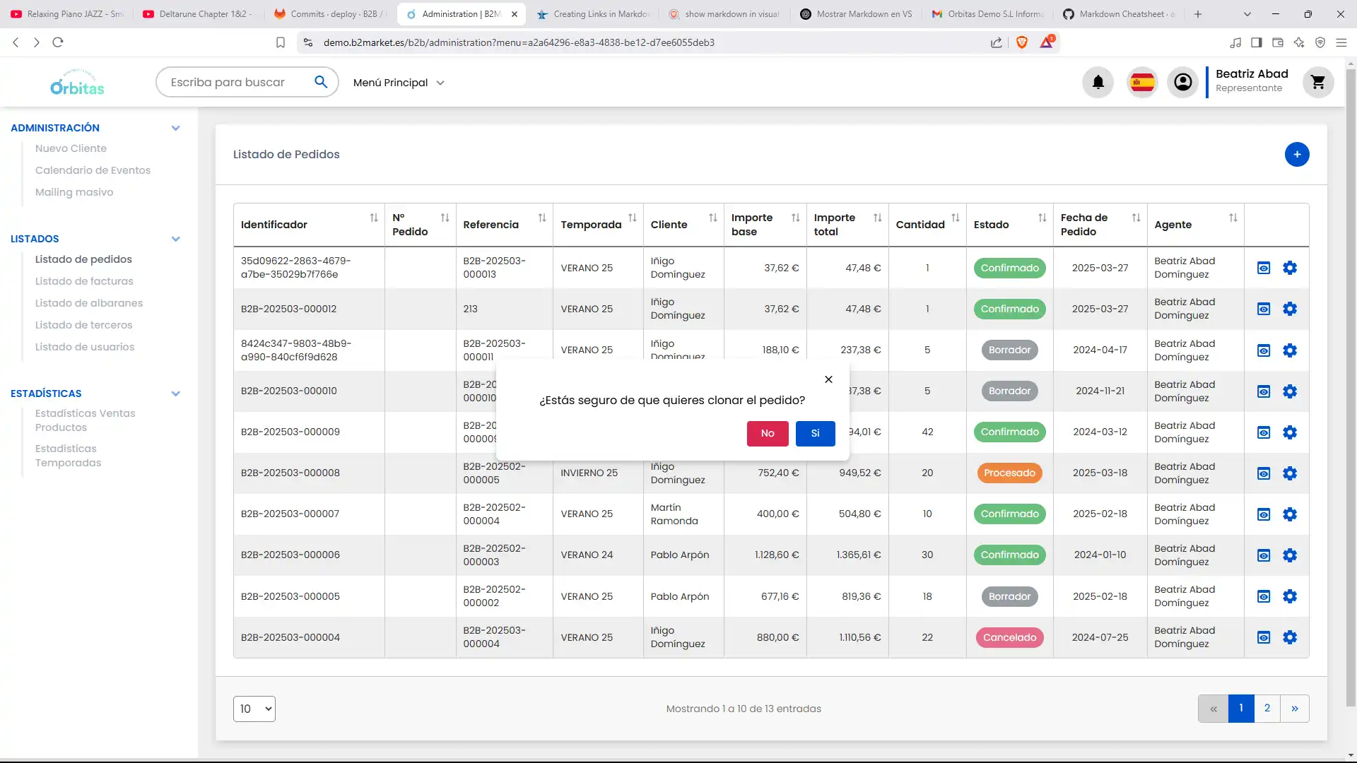 Mostrar mensaje modal confirmar