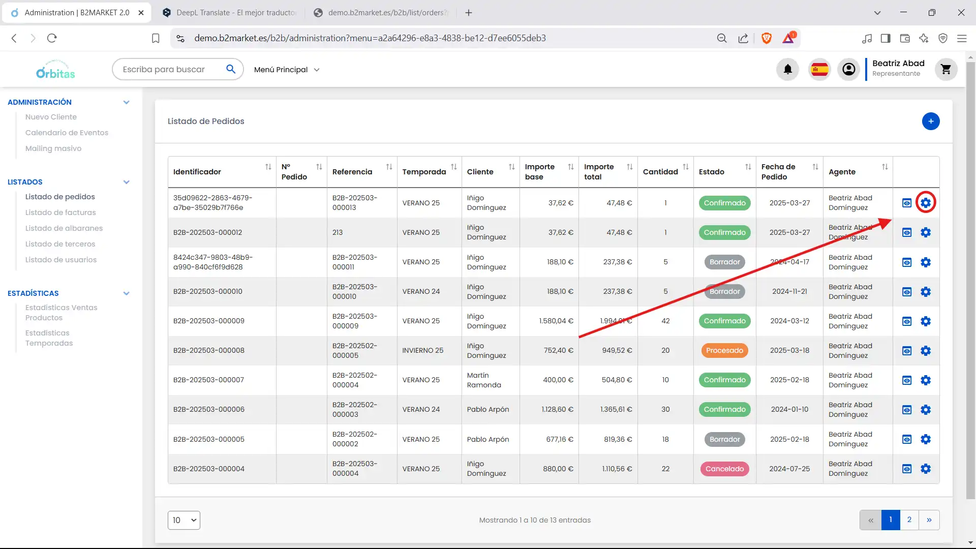 Icono configuración